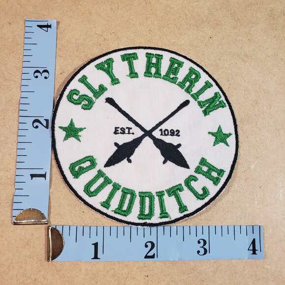 Slytherin Quidditch Iron-On Patch (2/$12 or 5/$22) - Picture 2 of 2